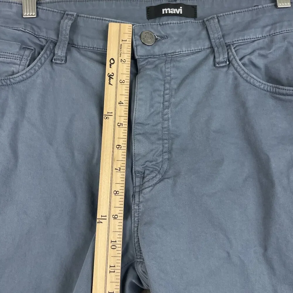 Mavi Zach Straight Leg Pants‎ Mens 36x30 Blue Stretch Casual